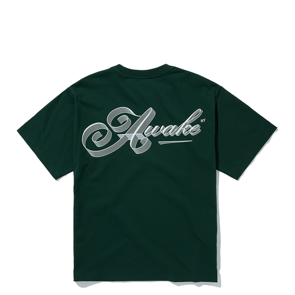 SCRIPT TEE GREEN