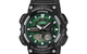 CLASSIC ANALOG-DIGITAL GREEN WATCH AEQ-110W-3A2V