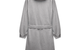 MIDWEIGHT TERRY RELAXED HOODED ROBE HEATHER GREY