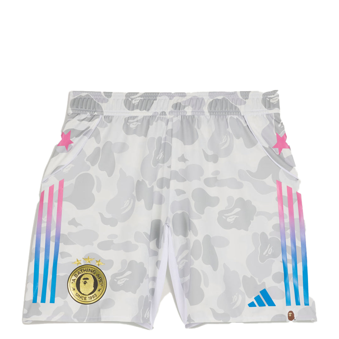 【 BAPE X ADIDAS 】FB SHORTS ベイプ　アディダス　L ADIDAS x BAPE SOCCER SHORTS BLACK – NRML