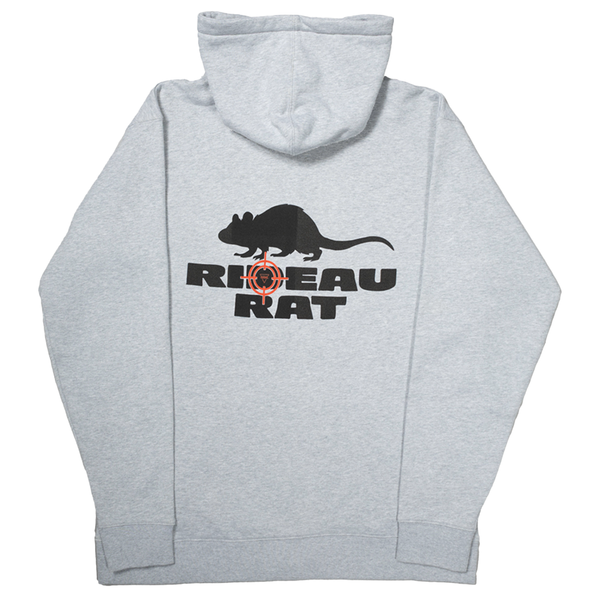 TAIKAN x NRML "RIDEAU RAT" FULL-ZIP HOODIE HEATHER GREY