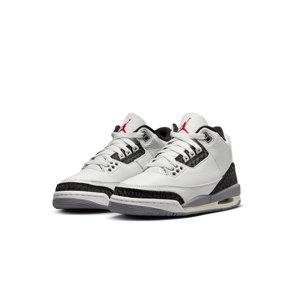 AIR JORDAN 3 RETRO (GS) CEMENT GREY