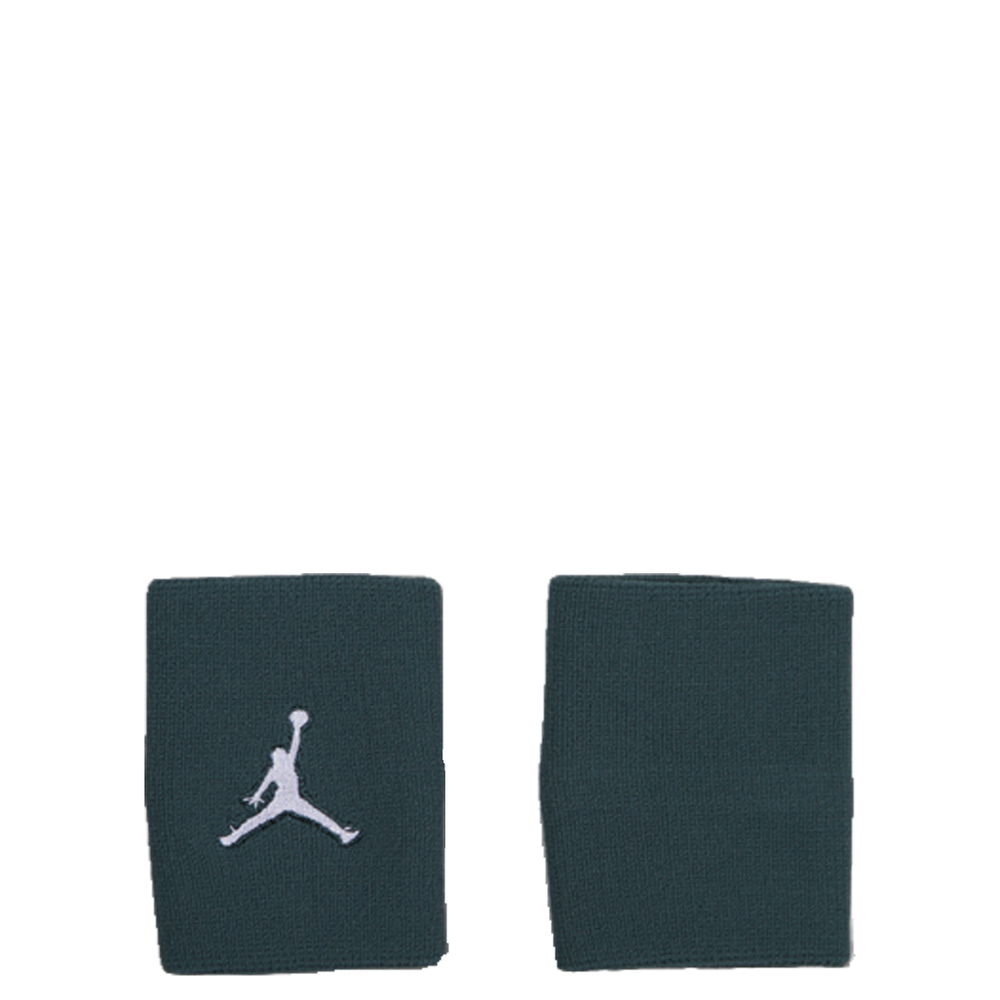 JORDAN DRI-FIT WRSITBANDS 2 PACK OXIDIZED GREEN/WHITE