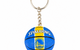 GOLDEN STATE WARRIORS BASKETBALL KEYCHAIN BLUE / YELLOW