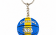GOLDEN STATE WARRIORS BASKETBALL KEYCHAIN BLUE / YELLOW