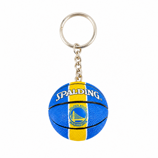 GOLDEN STATE WARRIORS BASKETBALL KEYCHAIN BLUE / YELLOW