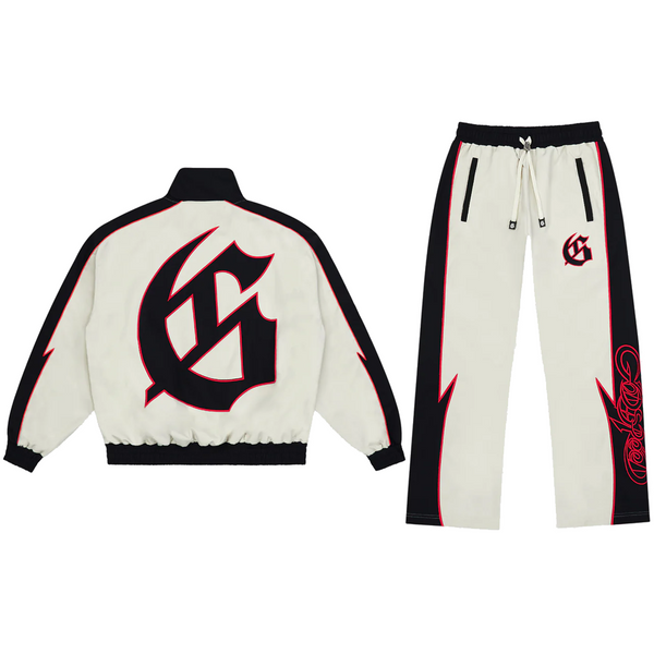 GT TRACKSUIT WHITE / RED