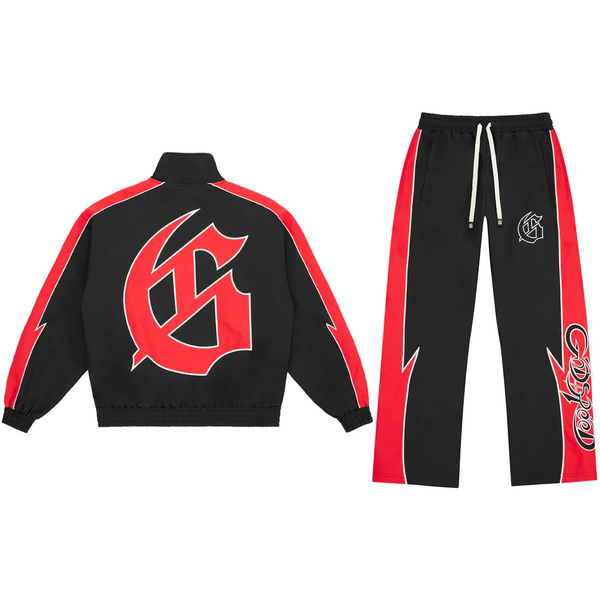 GT TRACKSUIT BLACK / RED