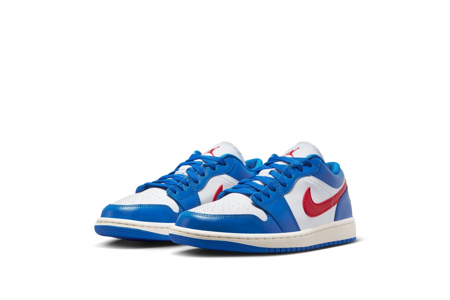 Jordan ones blue and 2025 red