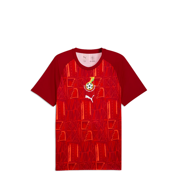 GHANA 2026 WARM UP JERSEY DARK RED