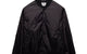 ECONYL SATIN NYLON STADIUM JACKET BLACK