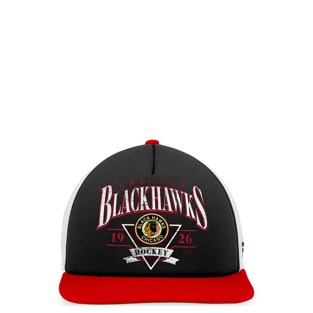 GORRA AJUSTABLE DE ESPUMA CHICAGO BLACKHAWKS FANATICS TRUE CLASSIC