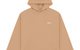 CURSIVE SMALL LOGO HOODIE HAZELNUT