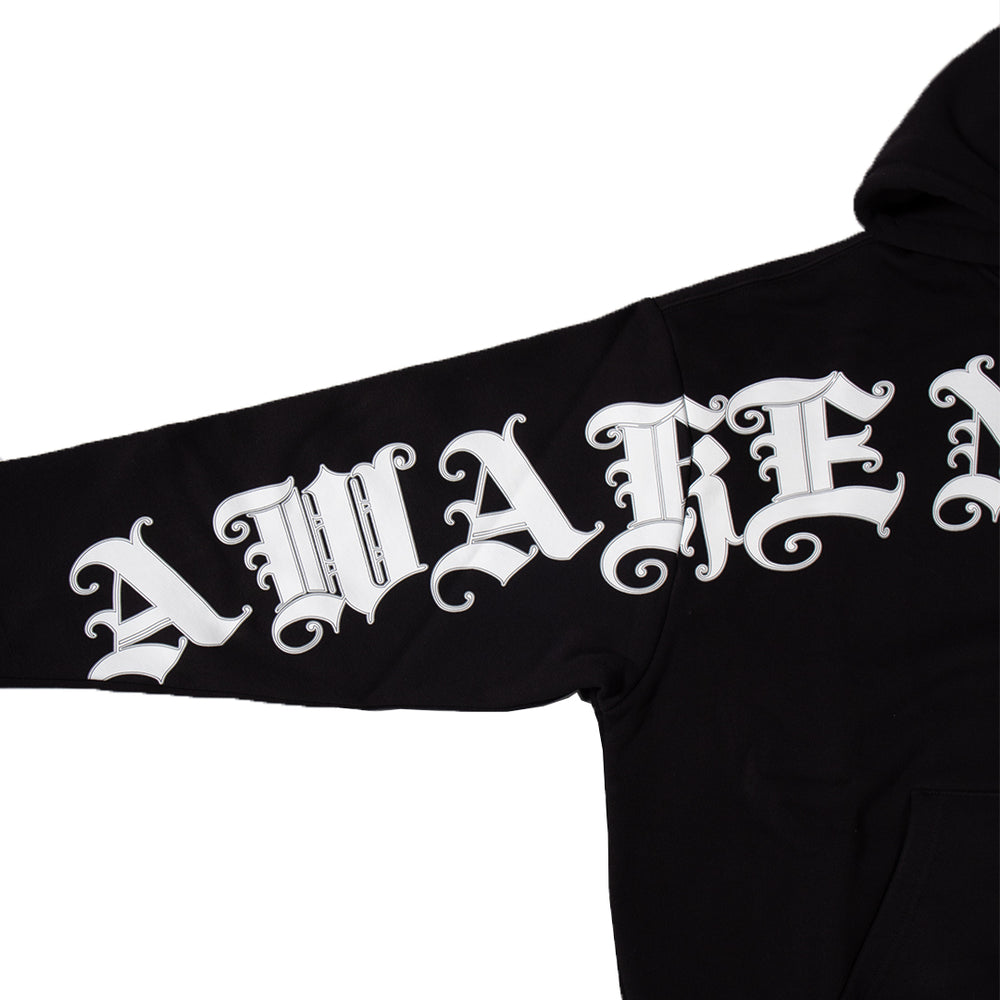 OLD ENGLISH HOODIE BLACK