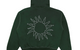 SIGNATURE ZIP HOODIE DARK GREEN / WHITE