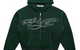SIGNATURE ZIP HOODIE DARK GREEN / WHITE