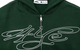 SIGNATURE ZIP HOODIE DARK GREEN / WHITE