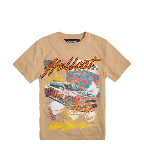 DODGE HELLCAT RACING TEE KHAKI