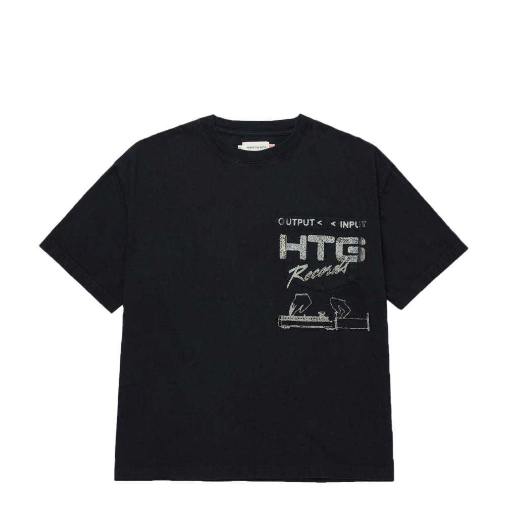 RECORDS TEE BLACK