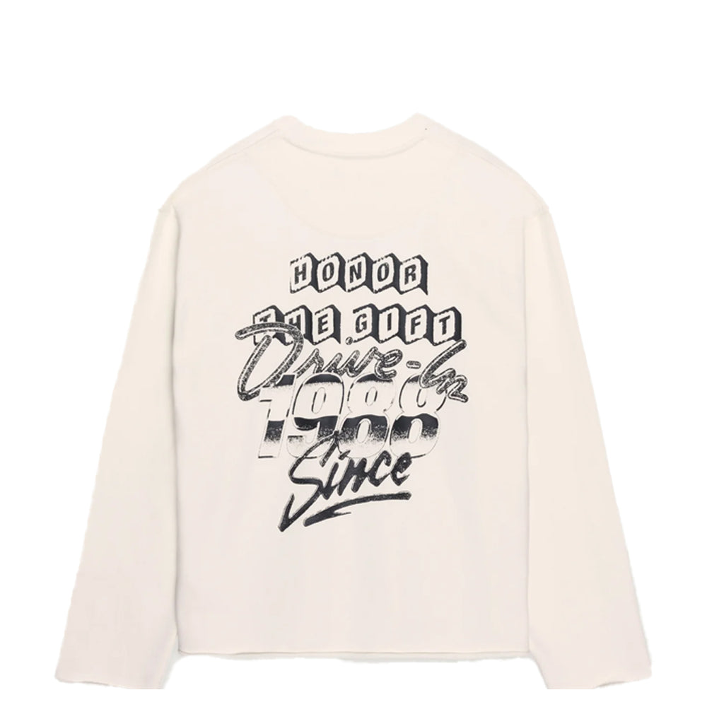1988 DRIVE IN CREWNECK WHITE