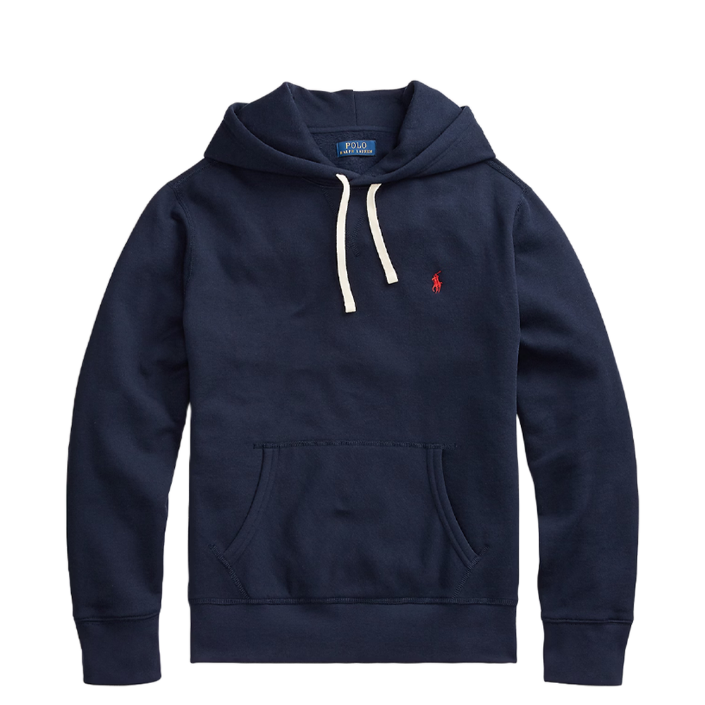 THE RL FLEECE HOODIE NAVY