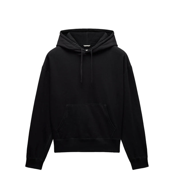 MIDWEIGHT TERRY RELAXED HOODIE BLACK