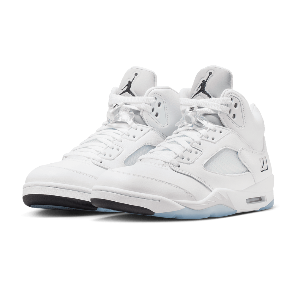AIR JORDAN 5 RETRO 'WHITE METALLIC'