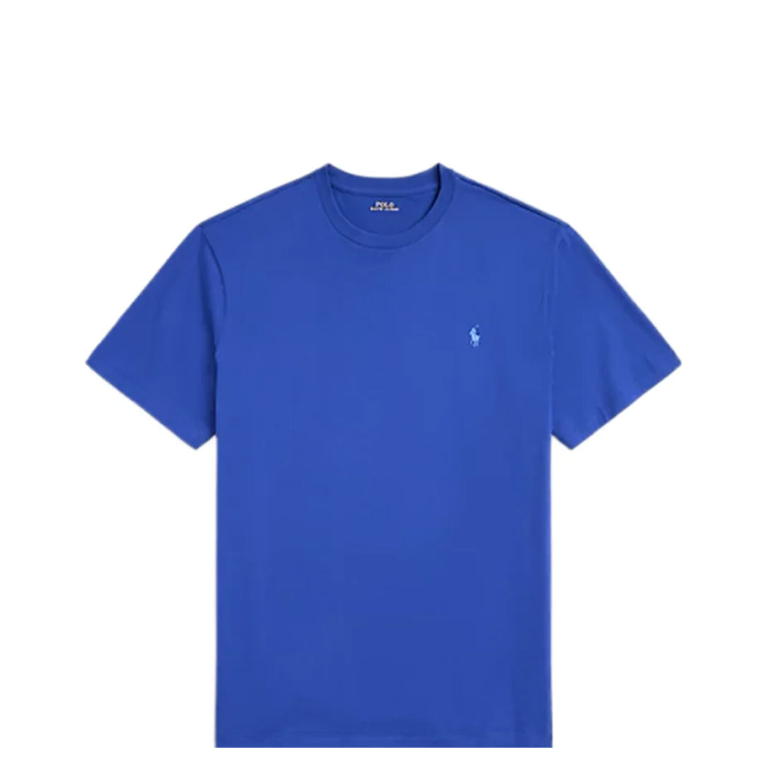 CLASSIC FIT JERSEY CREWNECK T-SHIRT BLUE