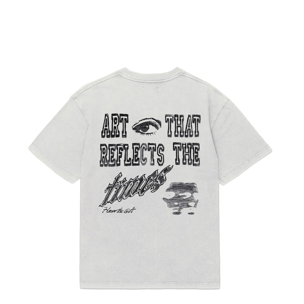 C-FALL ART THAT REFLECTS TEE WHITE