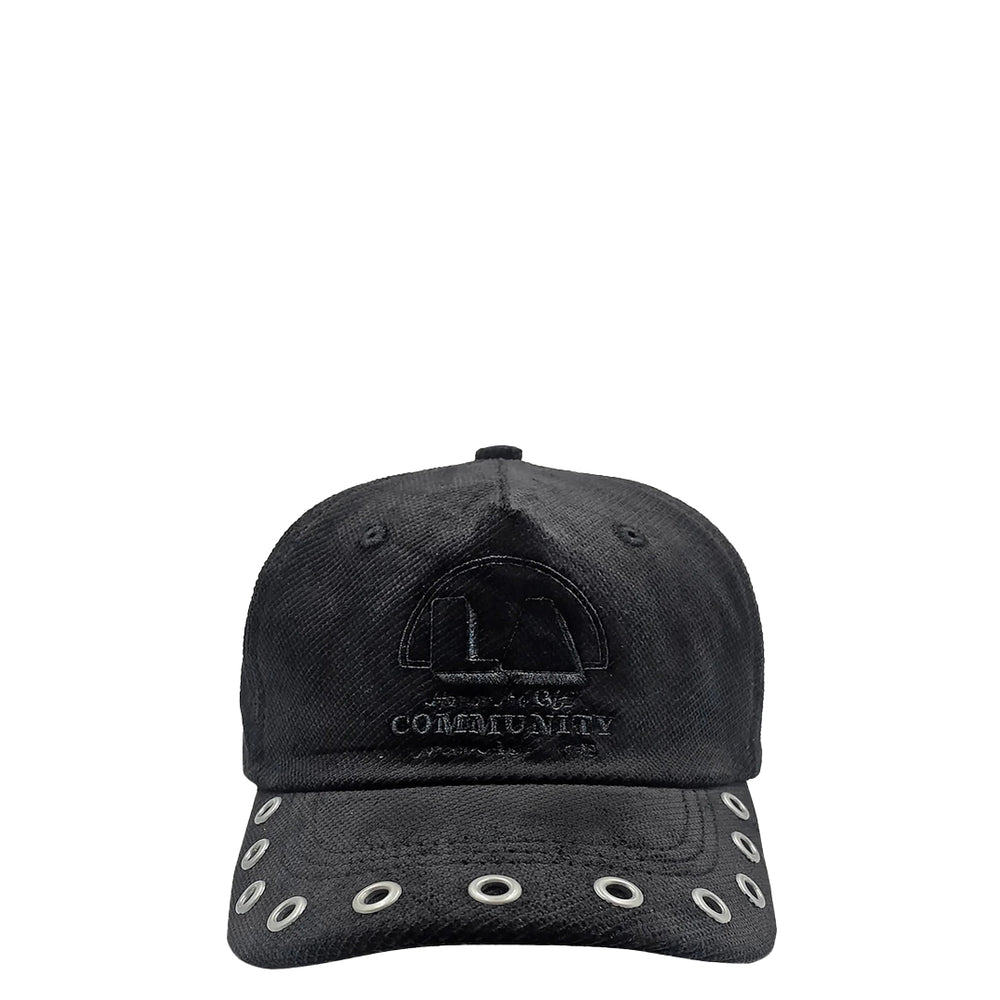 EYELET CAP BLACK