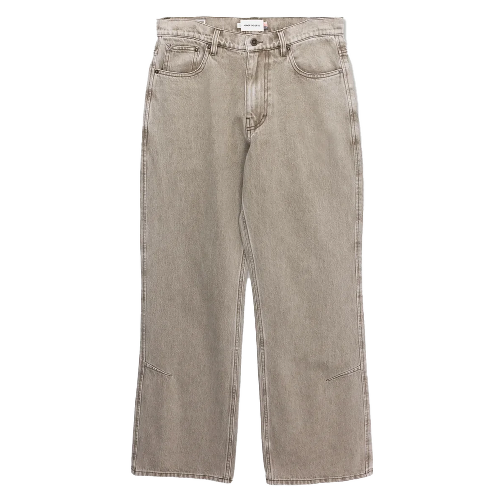 WASHED TWILL PANT TAUPE
