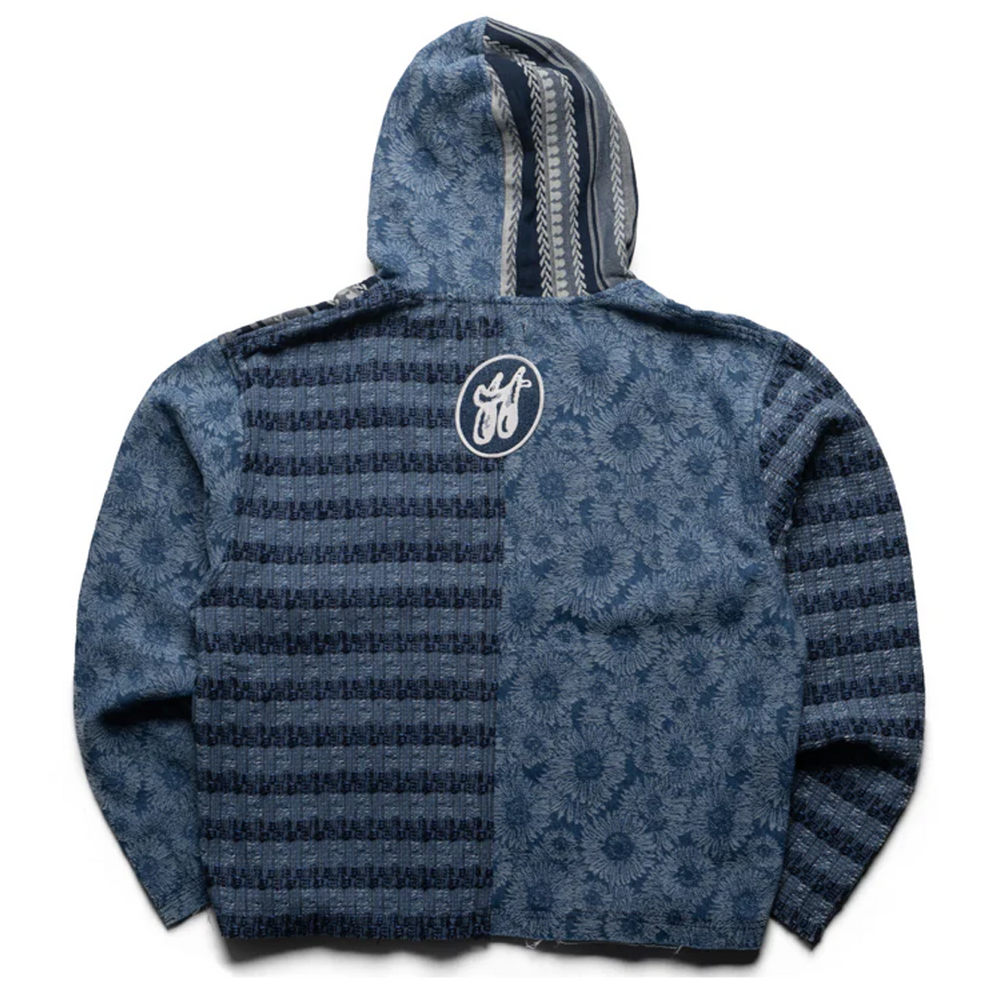 INDIGO TAPESTRY HOODIE
