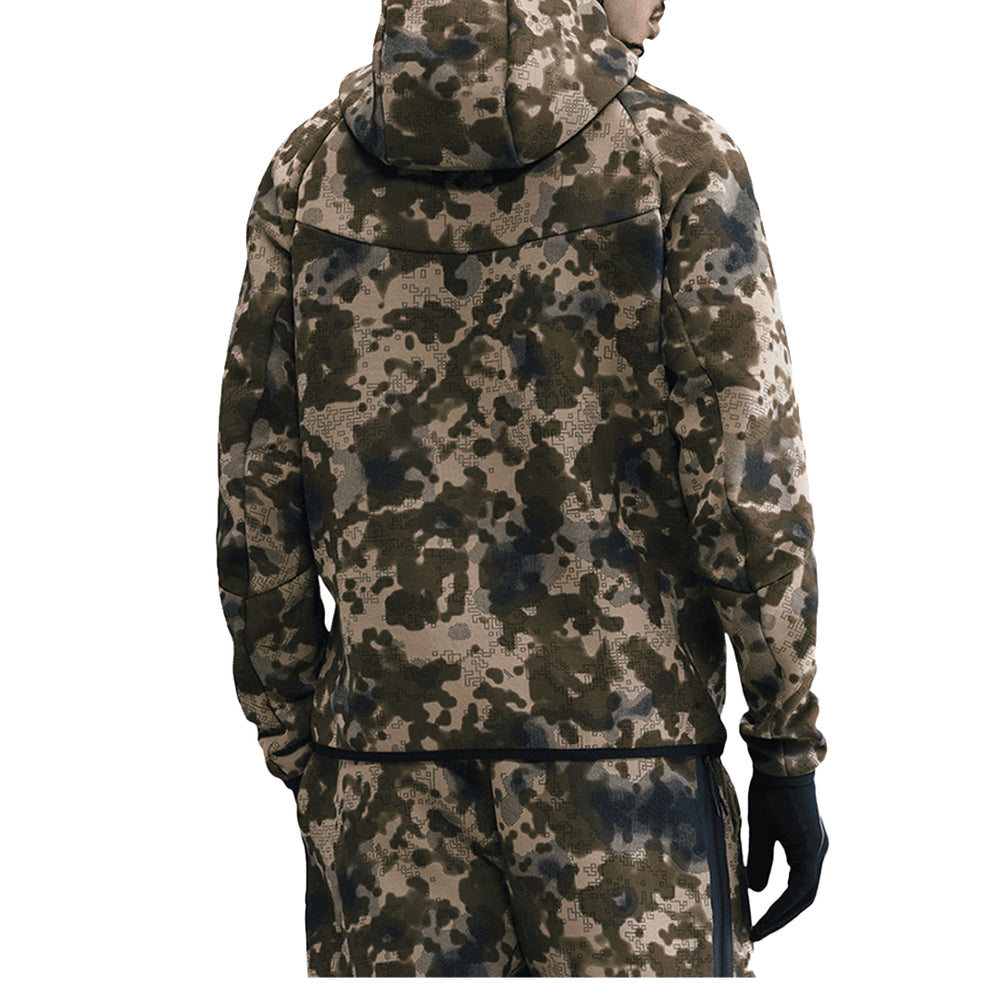 FULL-ZIP FLEECE CAMO WINDRUNNER JACKET