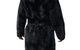 FAUX FUR ROBE BLACK