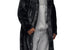 FAUX FUR ROBE BLACK