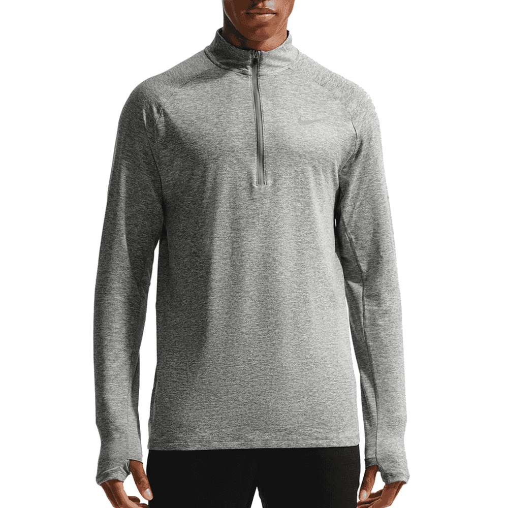 STRIDE DR-FIT 1/2 ZIP RUNNING TOP SMOKE GREY