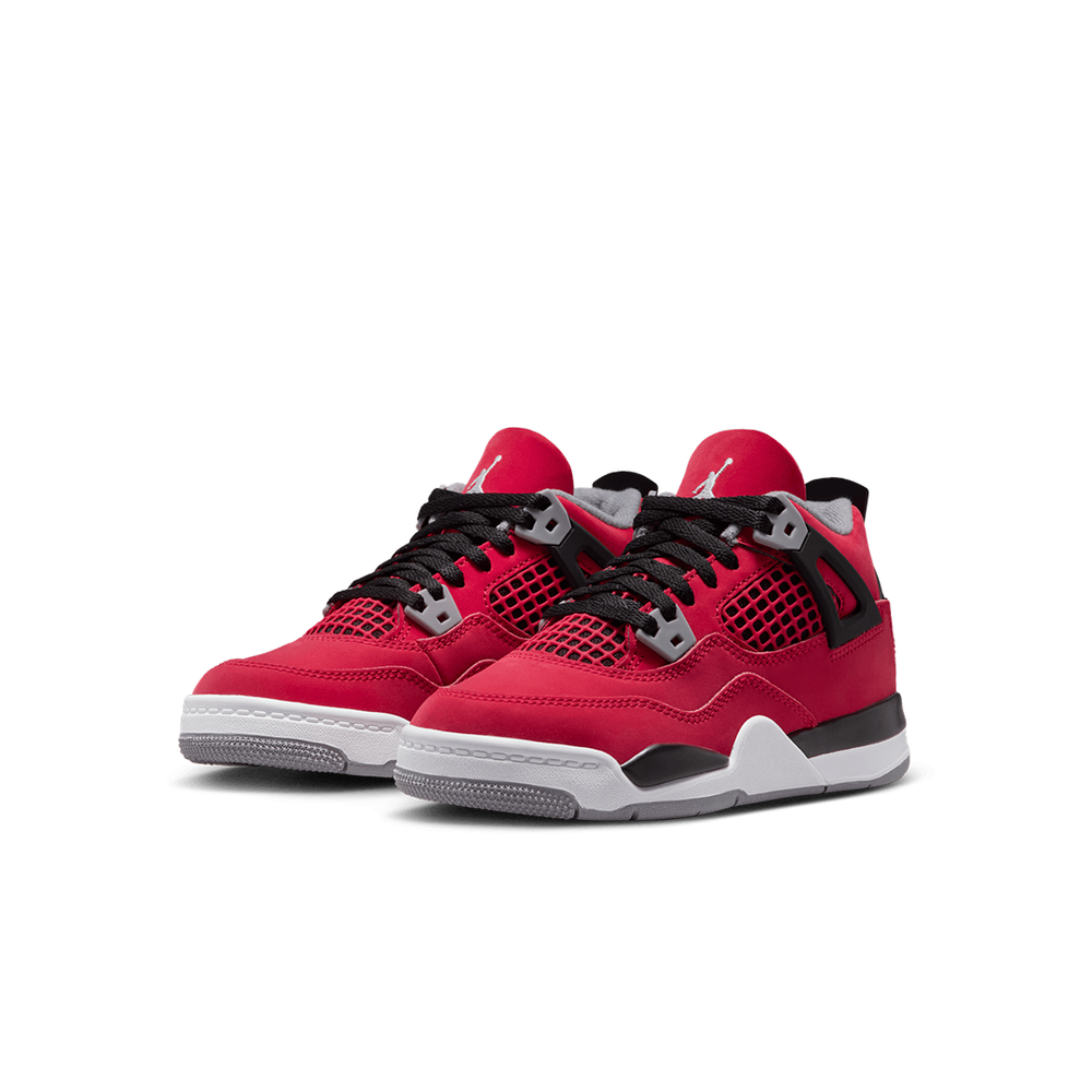 JORDAN 4 RETRO (PS) FIRE RED / WHITE "TORO BRAVO"