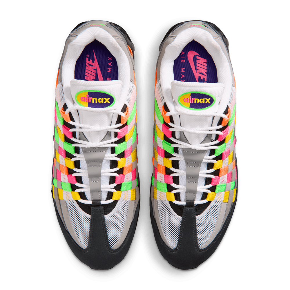 AIR MAX 95 BIG BUBBLE WOVEN WHITE / PURPLE DYNASTY
