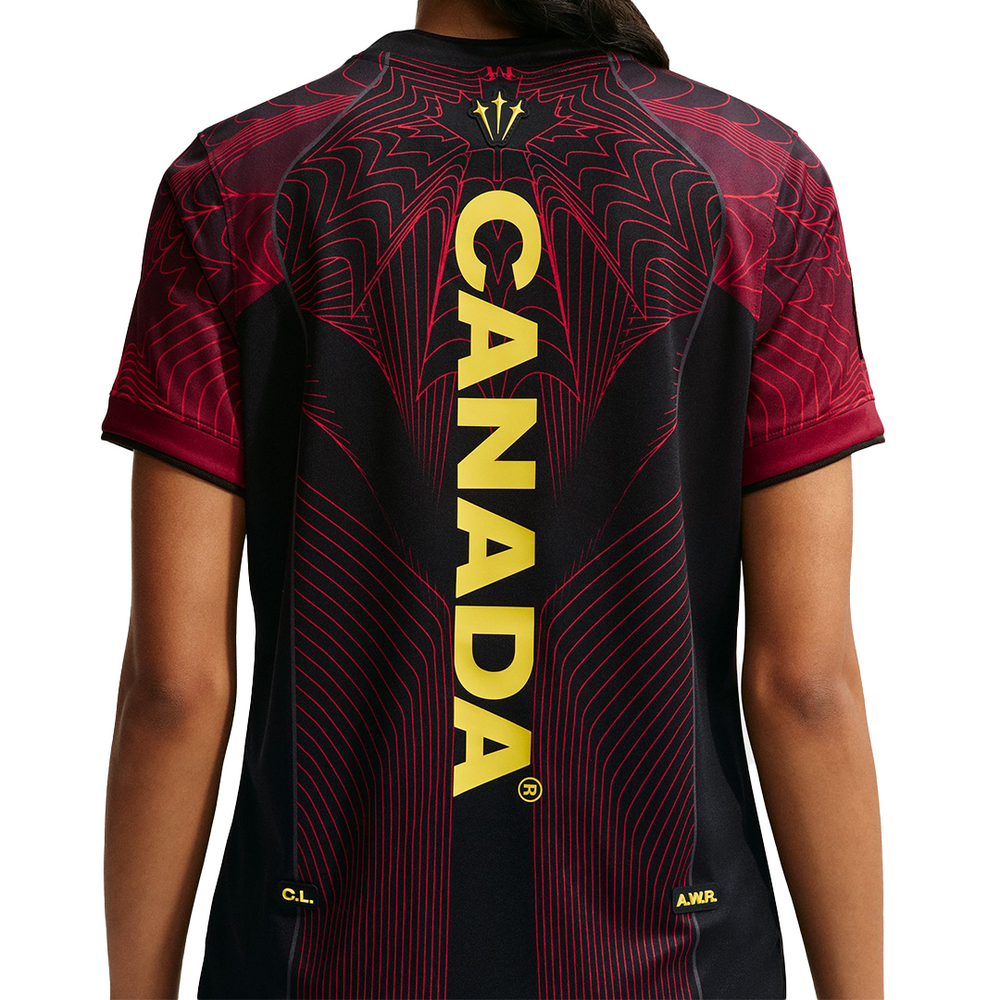WOMEN'S CANADA X NOCTA T-SHIRT BLACK / UNIVERSITY RED