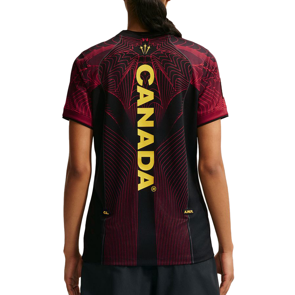 WOMEN'S CANADA X NOCTA T-SHIRT BLACK / UNIVERSITY RED