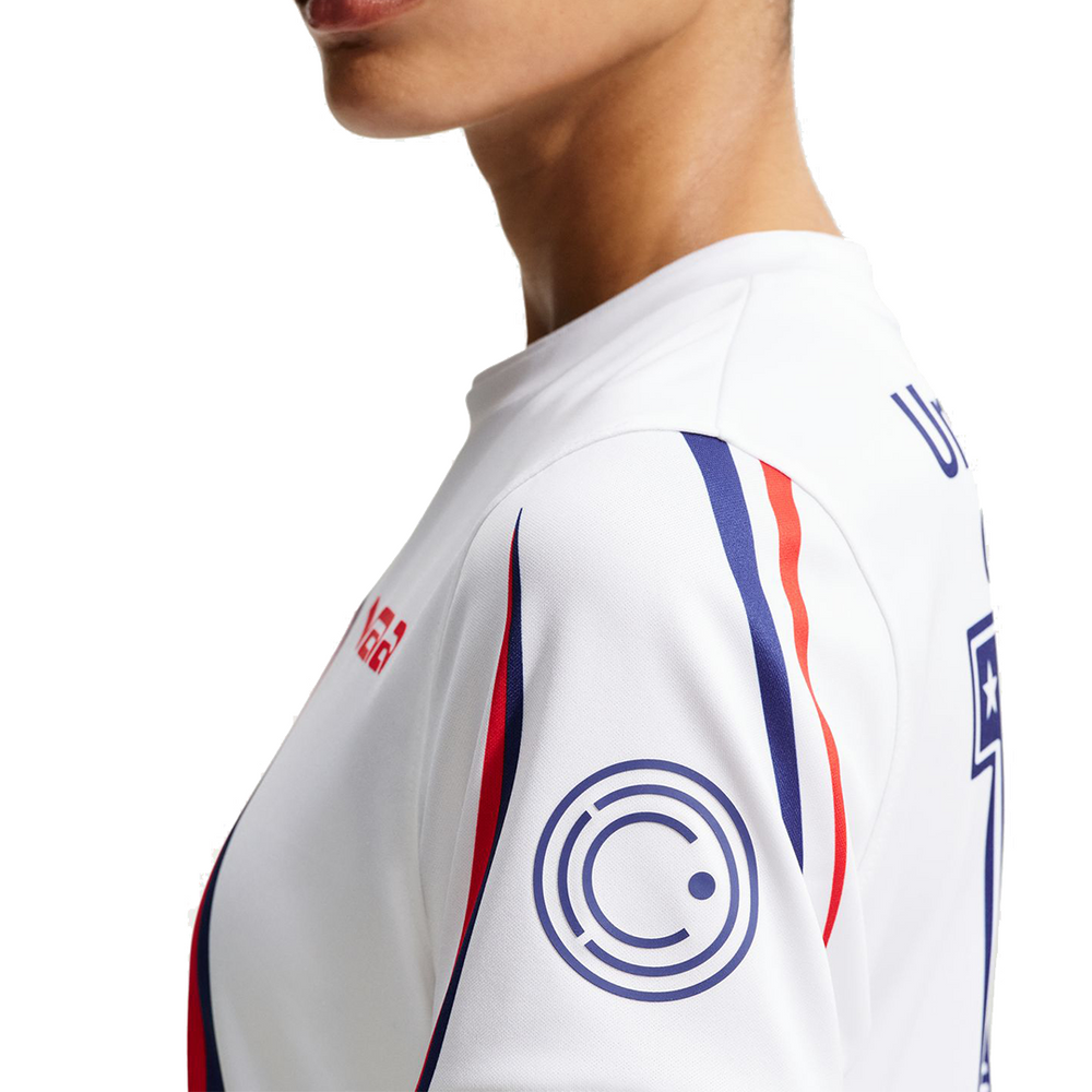 WOMEN'S USA X V.A.A. JERSEY WHITE / DEEP ROYAL BLUE
