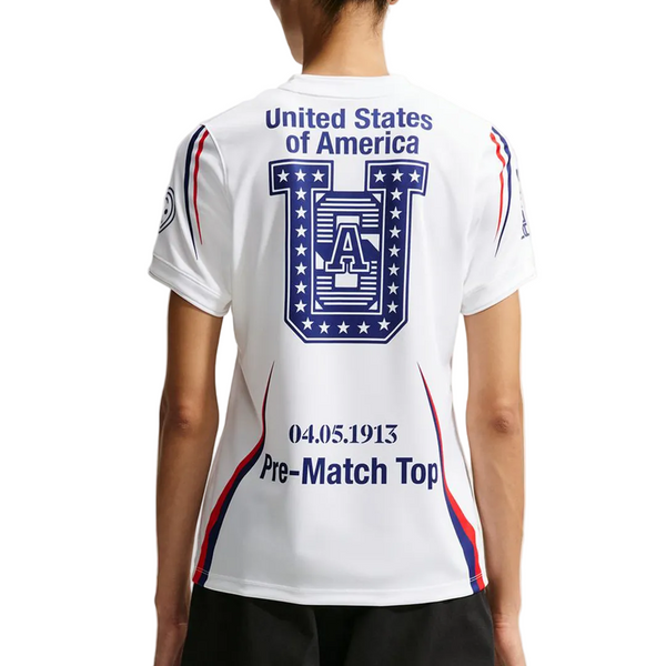 WOMEN'S USA X V.A.A. JERSEY WHITE / DEEP ROYAL BLUE