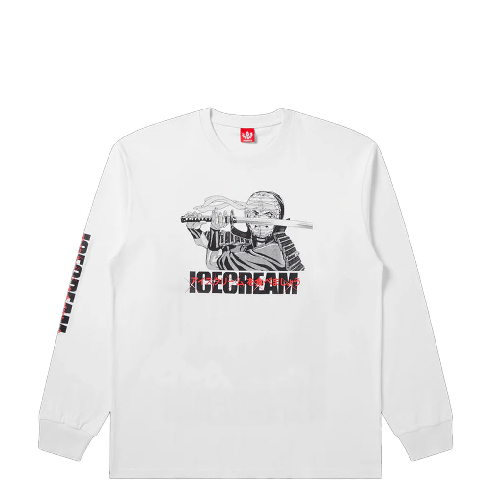 TRAIN HARDER LONG SLEEVE KNIT WHITE