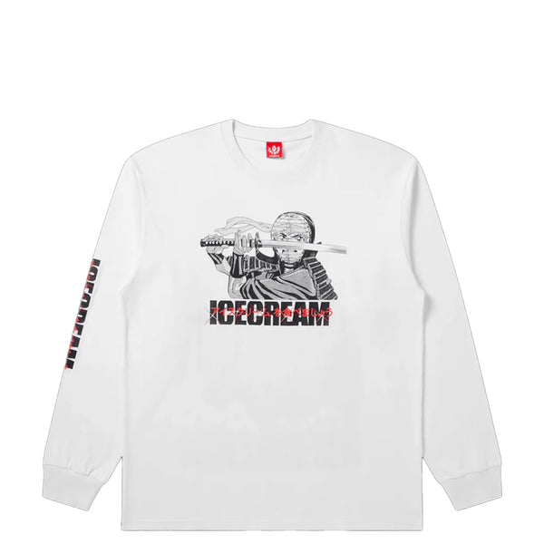 TRAIN HARDER LONG SLEEVE KNIT WHITE