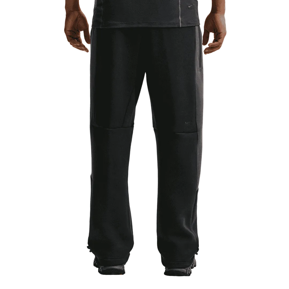 COLOR BLOCK OPEN-HEM TECH FLEECE PANTS BLACK / ANTHRACITE