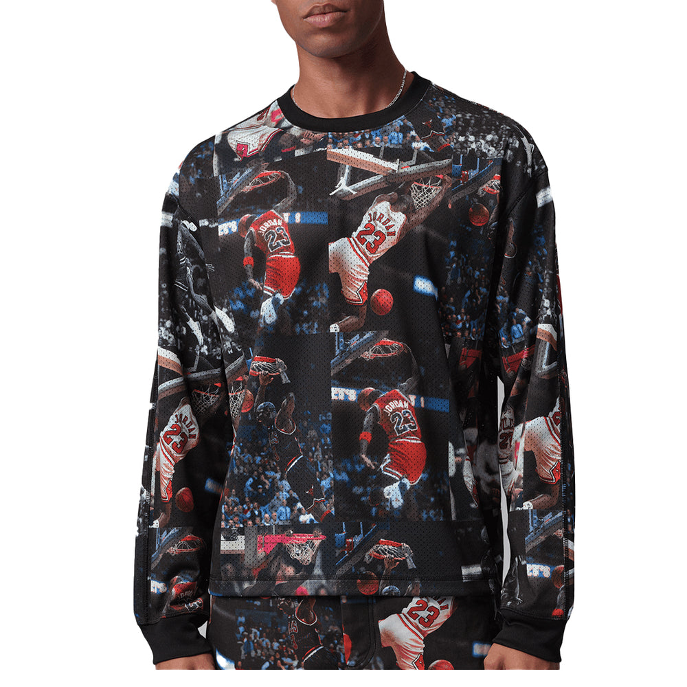 FLIGHT PRINTED LONG-SLEEVE JERSEY