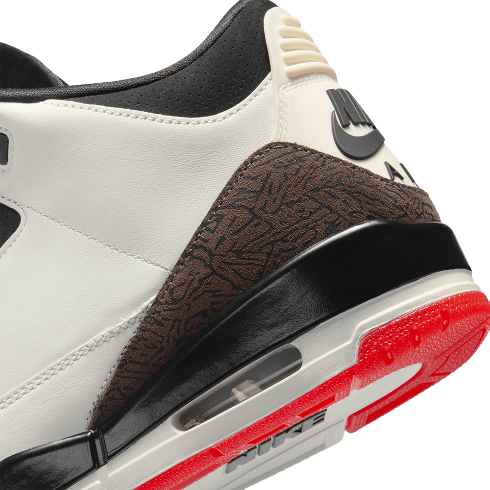 AIR JORDAN 3 RETRO SAIL/BLACK-UNIVERSITY RED "WORLD'S BEST DAD"