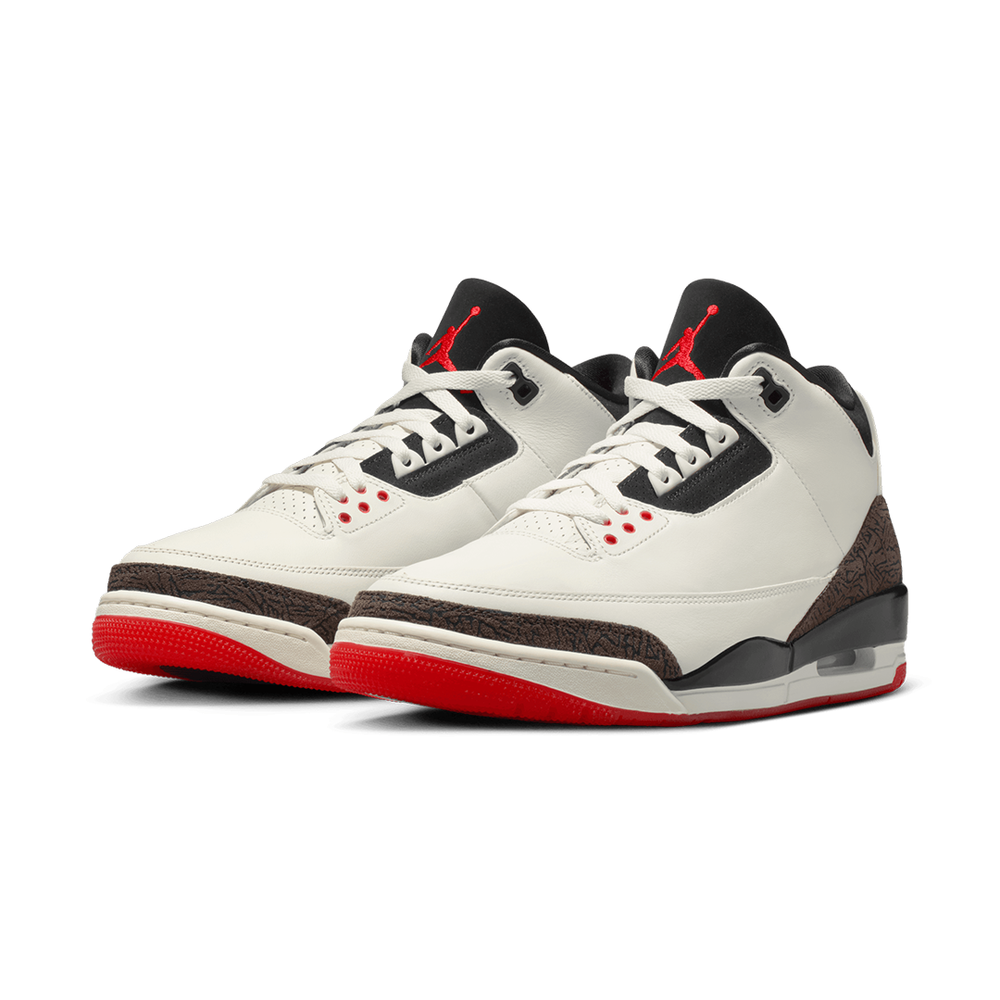 AIR JORDAN 3 RETRO SAIL/BLACK-UNIVERSITY RED "WORLD'S BEST DAD"