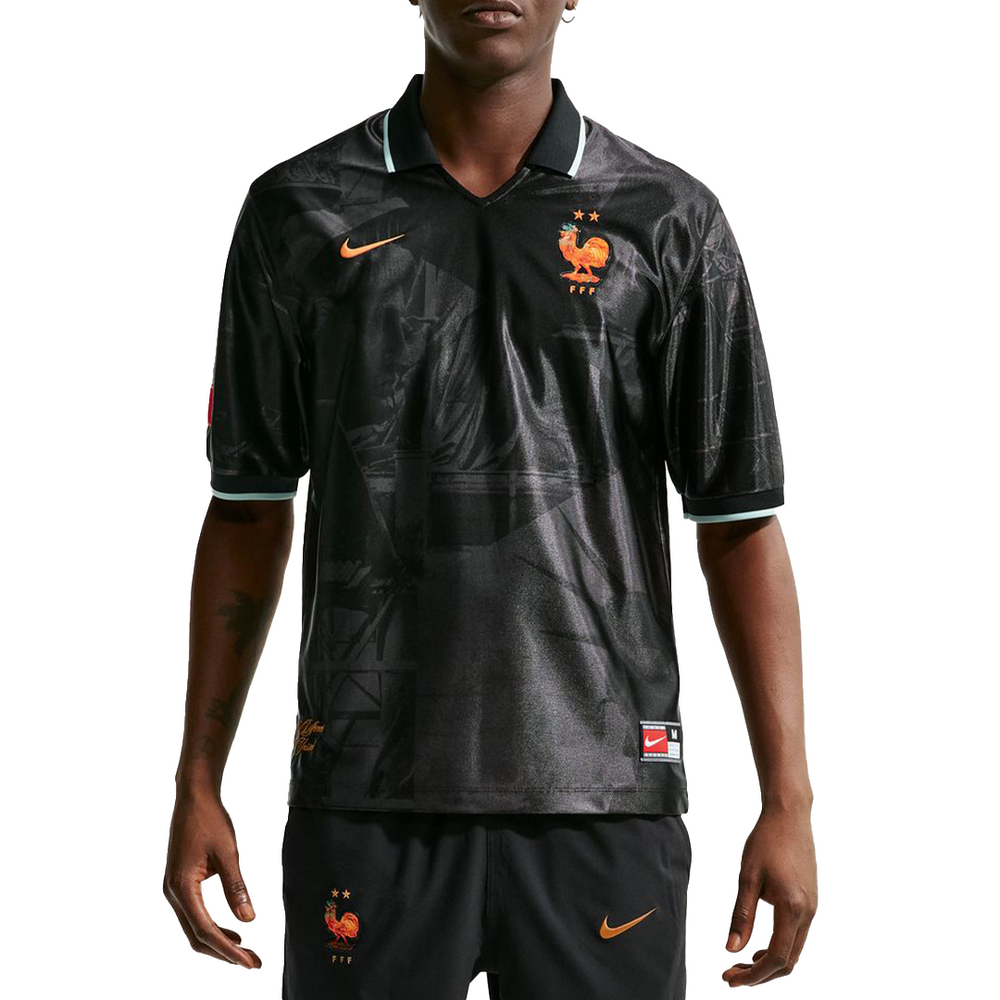 FFF FRANCE ENERGY SOCCER TOP ANTHRACITE / METALLIC COPPER