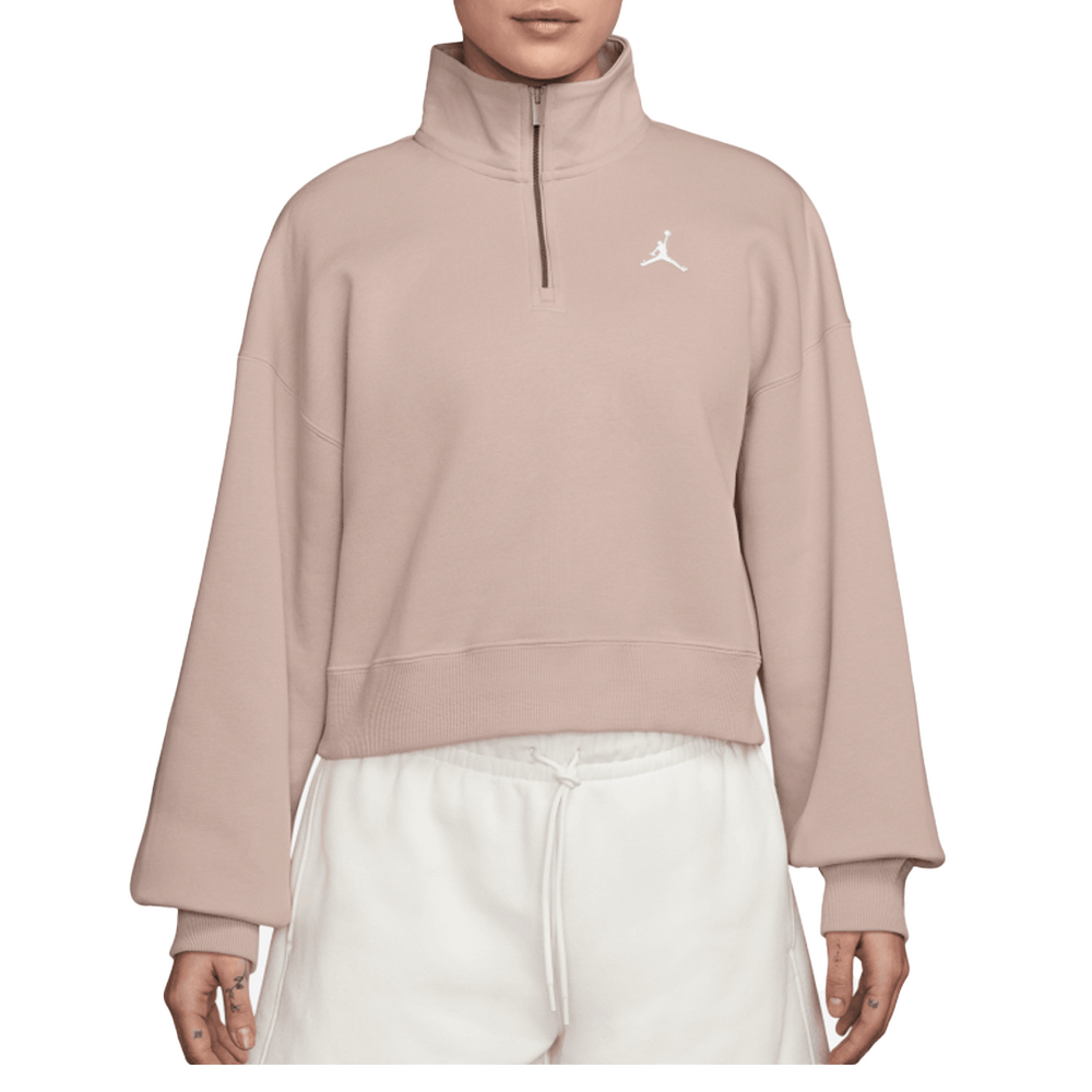 BROOKLYN FLEECE QUARTER ZIP LONG SLEEVE SHIRT